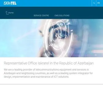 Iskratel.az(Representative Office Iskratel in the Republic of Azerbaijan) Screenshot