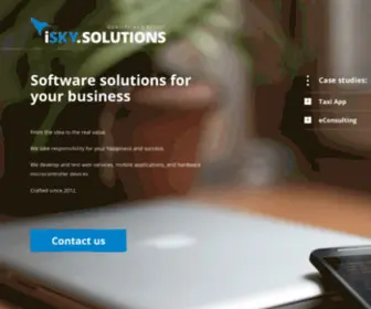 Isky.solutions(Software Development Company) Screenshot