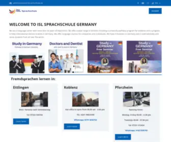 ISL-Sprachschule.de Screenshot