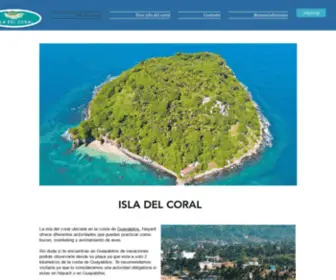 Isladelcoral.com.mx(Isla del Coral Guayabitos) Screenshot