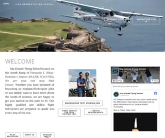 Islagrandeflying.com(ISLA GRANDE FLYING SCHOOL) Screenshot