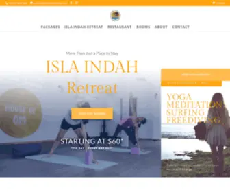 Islaindahretreat.com(Isla Indah Retreat on Nusa Lembongan) Screenshot