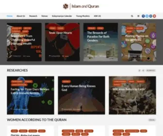 Islamandquran.org(Learning the Book and the Wisdom) Screenshot