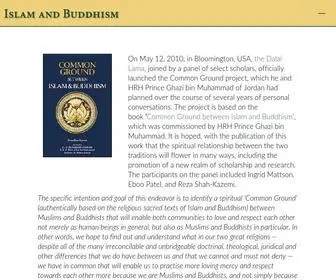 Islambuddhism.com(Islam and Buddhism) Screenshot