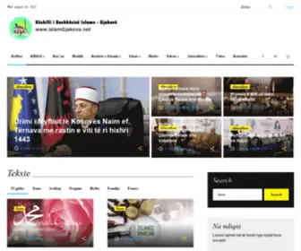 IslamGjakova.net(Këshilli i bashkësisë Islame Gjakovë) Screenshot