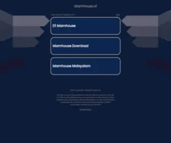 Islamhouse.cf(islamhouse) Screenshot