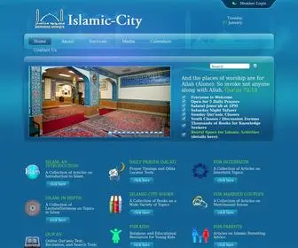 Islamic-City.org(Manassas Mosque) Screenshot