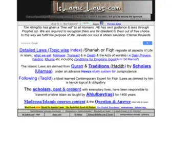 Islamic-Laws.com(Islamic Laws) Screenshot