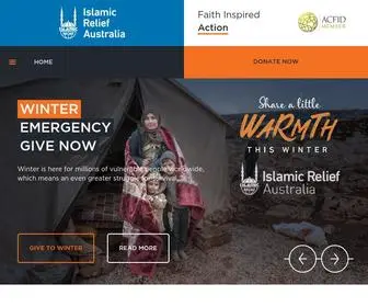 Islamic-Relief.com.au(Islamic Relief Australia) Screenshot