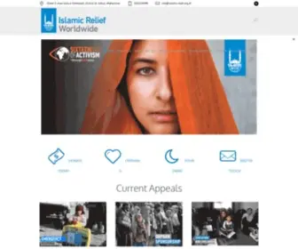 Islamic-Relief.org.af(Islamic Relief Afghanistan) Screenshot