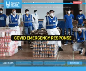 Islamic-Relief.org.za(Islamic Relief SA Humanitarian NGO) Screenshot