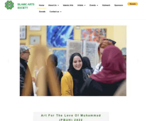 Islamicartssociety.com(Islamic Arts Society) Screenshot