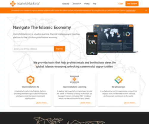 Islamicbanker.com(Financial Information & Data Platform) Screenshot