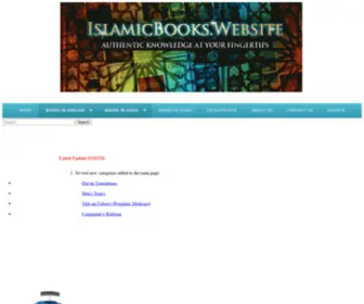 Islamicbooks.website(The primary purpose of this site) Screenshot