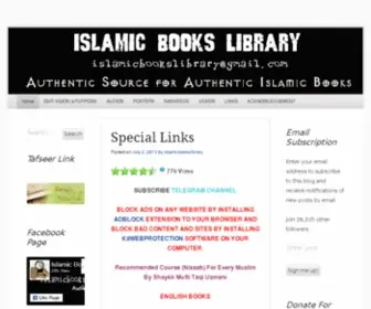 Islamicbookslibrary.net(Islamicbookslibrary) Screenshot
