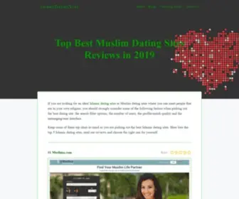 IslamiCDatingsites.com(Reviews Of The Best Muslim Dating Sites For Muslim Singles) Screenshot