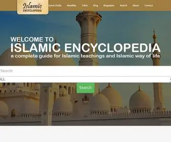 Islamicencyclopedia.org(Islamic Encyclopedia) Screenshot