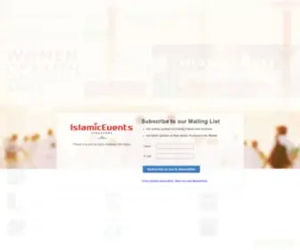 Islamicevents.sg(Islamic Events) Screenshot