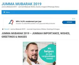 IslamicFestives.com(Jumma MubarakJummah Importance) Screenshot