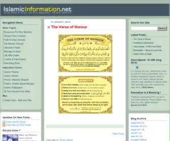 Islamicinformation.net(Islamic Information) Screenshot