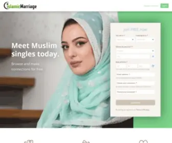 Islamicmarriage.com(Muslim Marriage) Screenshot