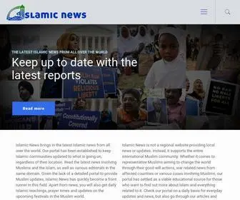 Islamicnews.net(Muslim News Around the World) Screenshot