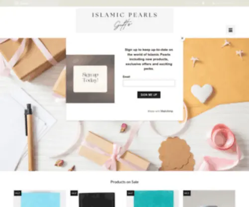 IslamicPearls.co.uk(Islamic Gifts for All Occasions) Screenshot