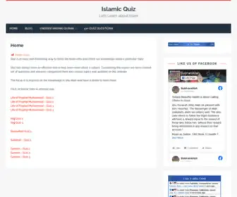 Islamicquiz.co.in(Lets Learn about Islam) Screenshot