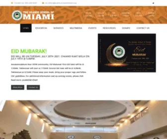 Islamicschoolofmiami.org(Your local Miami Mosque and Sunday School) Screenshot