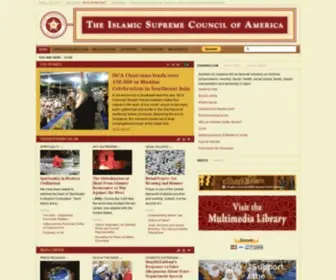 Islamicsupremecouncil.org(Islamic Supreme Council of America) Screenshot