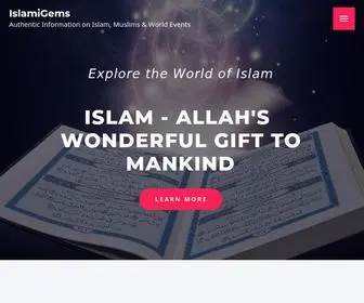 Islamigems.com(Home) Screenshot