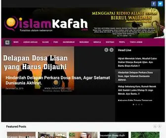 Islamkafah.com(Al-Qur'an dan As-Sunnah Totalitas) Screenshot