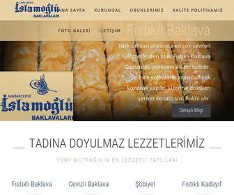 Islamoglubaklavalari.com.tr(Gaziantepli) Screenshot