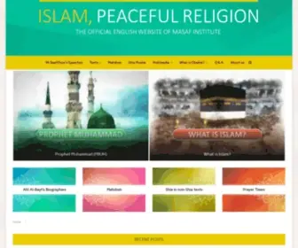 Islampfr.com(ISLAM, PEACEFUL RELIGION) Screenshot