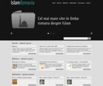 Islamromania.ro(Islam Romania) Screenshot