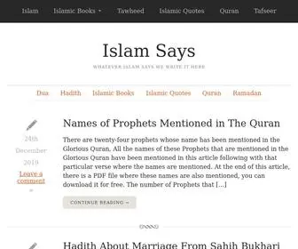 Islamsaying.com(Islam Saying) Screenshot