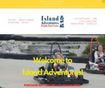 Island-Adventures.net(Island Adventures Family Fun Center) Screenshot