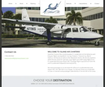 Islandaircharters.com(Island Air Charters) Screenshot