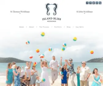 Islandblissweddings.com(USVI Wedding Planner) Screenshot