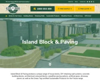 Islandblock.com.au(Island Block & Paving) Screenshot