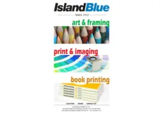 Islandblue.com(Island Blue Print Co) Screenshot