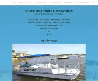 Islandboattours.com(Dolphin Boat Tours Anna Maria Island FL) Screenshot