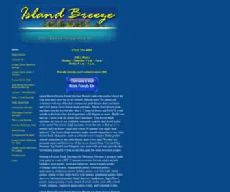 Islandbreeze-Rentals.com(Frozen Drink Machine Rentals Houston) Screenshot