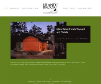 Islandbrook.com.au(Island Brook Estate Winery & Accommodation) Screenshot