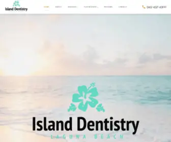 Islanddentistry.net(Dentist Laguna Beach) Screenshot