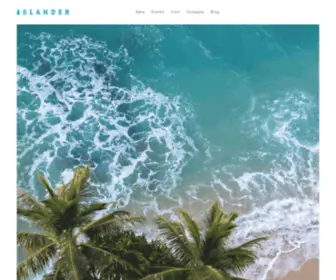 Islandersake.com(Islander Sake Brewery) Screenshot