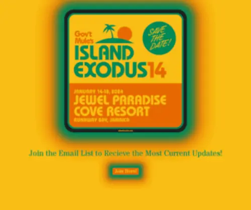 Islandexodus.com(Island Exodus) Screenshot
