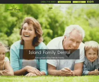 Islandfamdental.com(Family Dentist in Vancouver WA) Screenshot