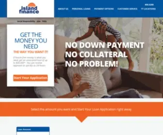 Islandfinancetrinidad.com(Personal loans in Trinidad. If hassle) Screenshot