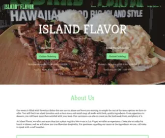Islandflavor808.com(Island Flavor) Screenshot